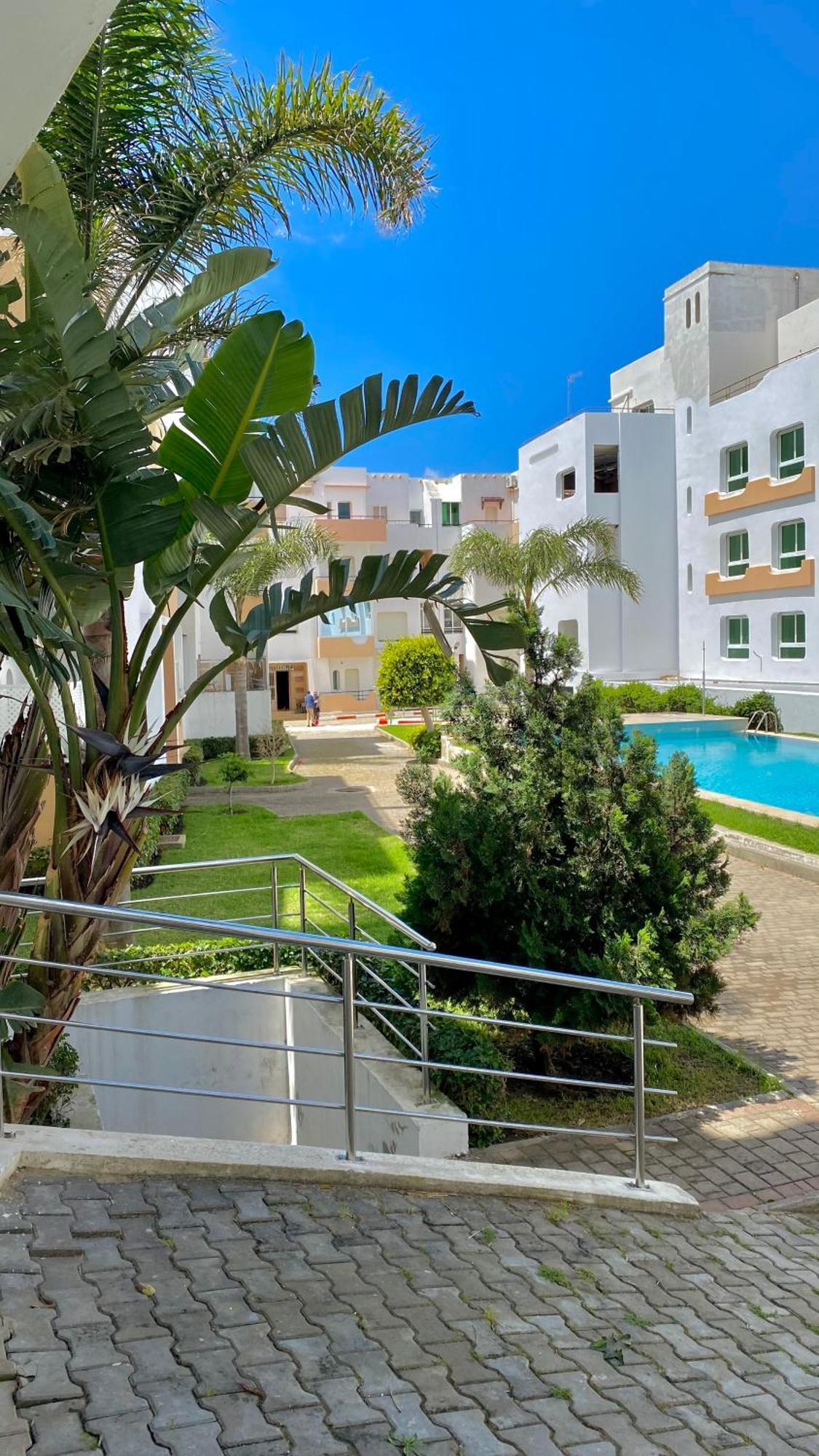 Residence Achakar Hill Elegant Appartement Avec Piscines Tânger Exterior foto